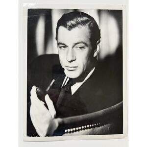 RARE 1937 Gary Cooper Photo Wide World Photos Marco Polo, Pride of the Yankees